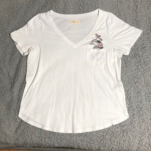 Hollister White Tee